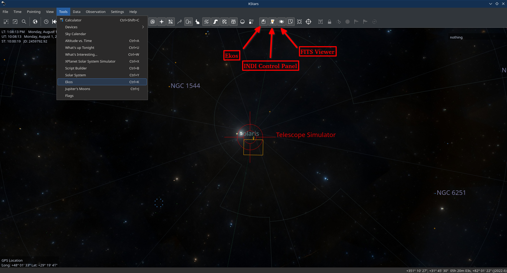 kstars annotation